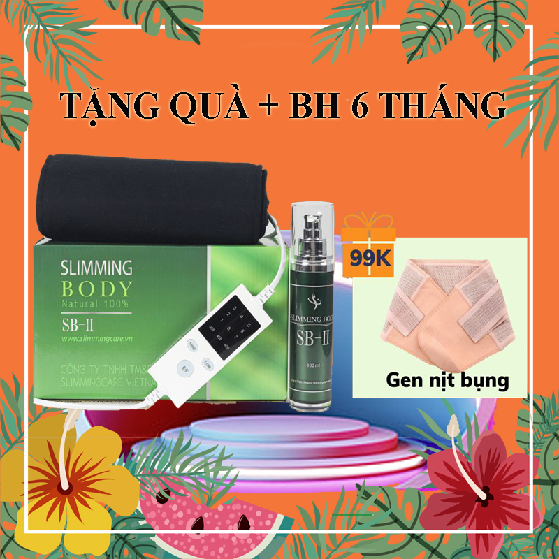 Full Bộ Ủ Nóng Tan Mỡ Slimming Body 2 Cải Tiến kèm quà tặng hấp dẫn (BH 6 tháng)