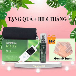 Bộ ĐAI NỊT BỤNG GIẢM MỠ Ủ NÓNG SLIMMING BODY II Bản Cải Tiến