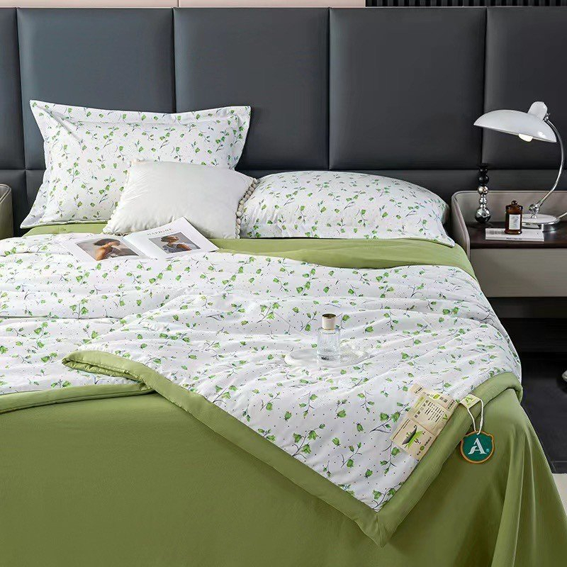Bộ chăn ga gối Cotton đũi MD.DECOR - Bedding họa tiết dễ thương mềm mát cao cấp Drap bọc nệm nhiều kích thước m4 M6 M8