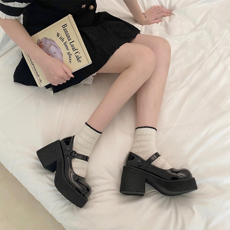 GIÀY MARY JANE A64 ĐẾ CAO 8CM PHONG CÁCH NỮ SINH