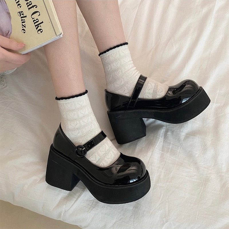 GIÀY MARY JANE A64 ĐẾ CAO 8CM PHONG CÁCH NỮ SINH