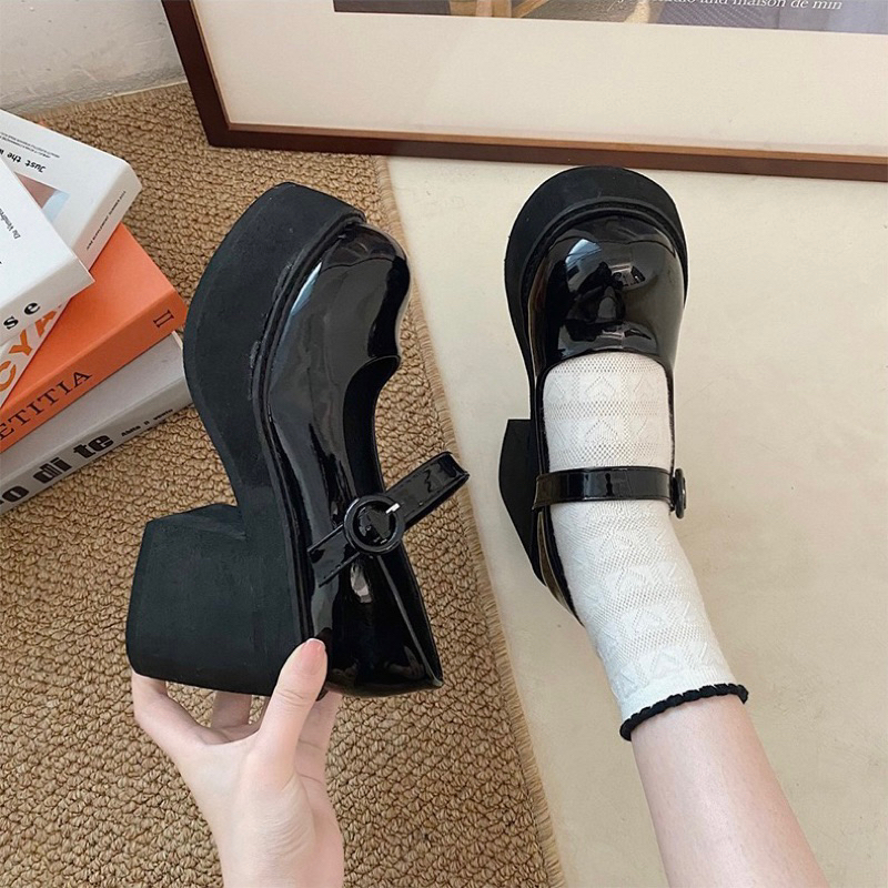 GIÀY MARY JANE A64 ĐẾ CAO 8CM PHONG CÁCH NỮ SINH