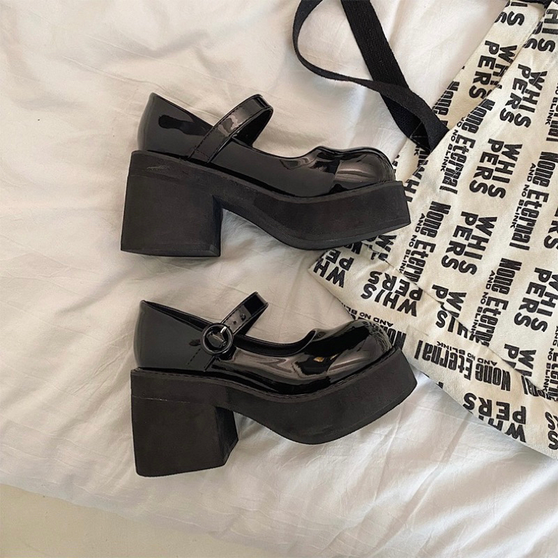 GIÀY MARY JANE A64 ĐẾ CAO 8CM PHONG CÁCH NỮ SINH