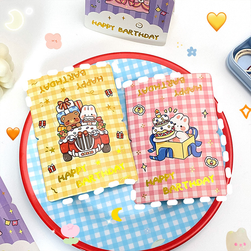 Thiệp Chúc Mừng Sinh Nhật Nổi 3D Pop Up Handmade Size Lớn và Mini Gấp Gọn