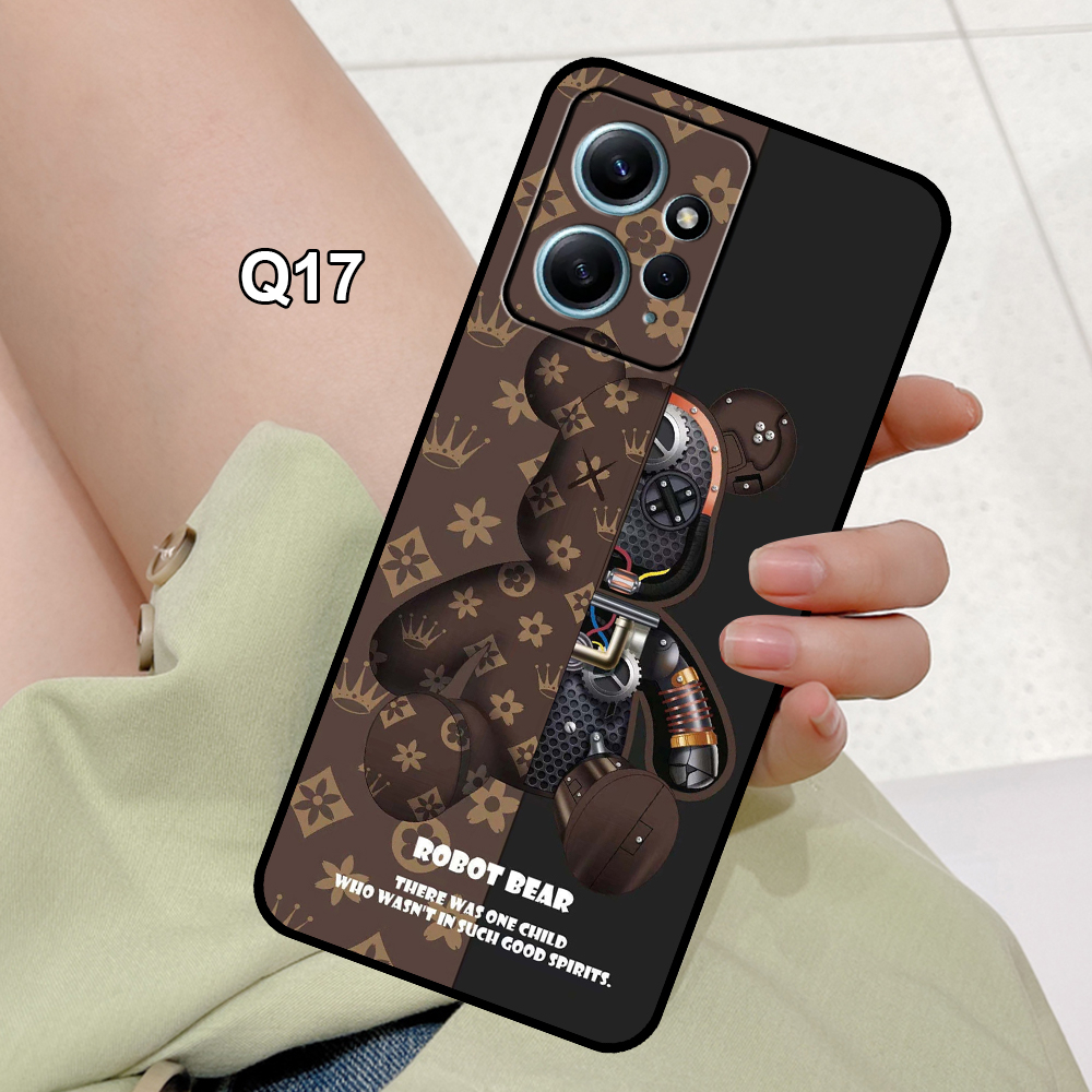 Ốp Lưng Xiaomi Redmi Note 12 4G- Redmi Note 12 5G - Redmi Note 12 Pro 5G In Hình Gấu Cute- Trend- CASE88.