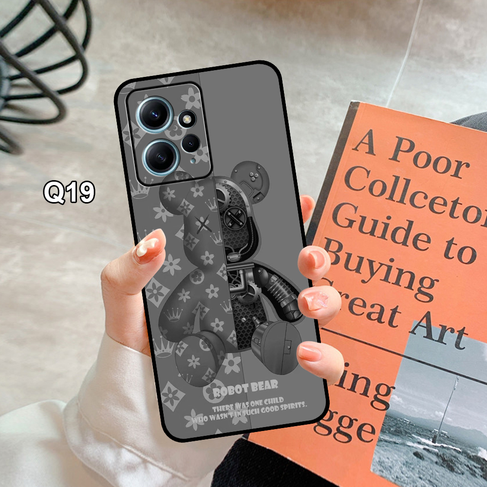 Ốp Lưng Xiaomi Redmi Note 12 4G- Redmi Note 12 5G - Redmi Note 12 Pro 5G In Hình Gấu Cute- Trend- CASE88.