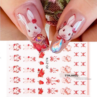 Miếng dán stick trang trí móng tay JO-2174
