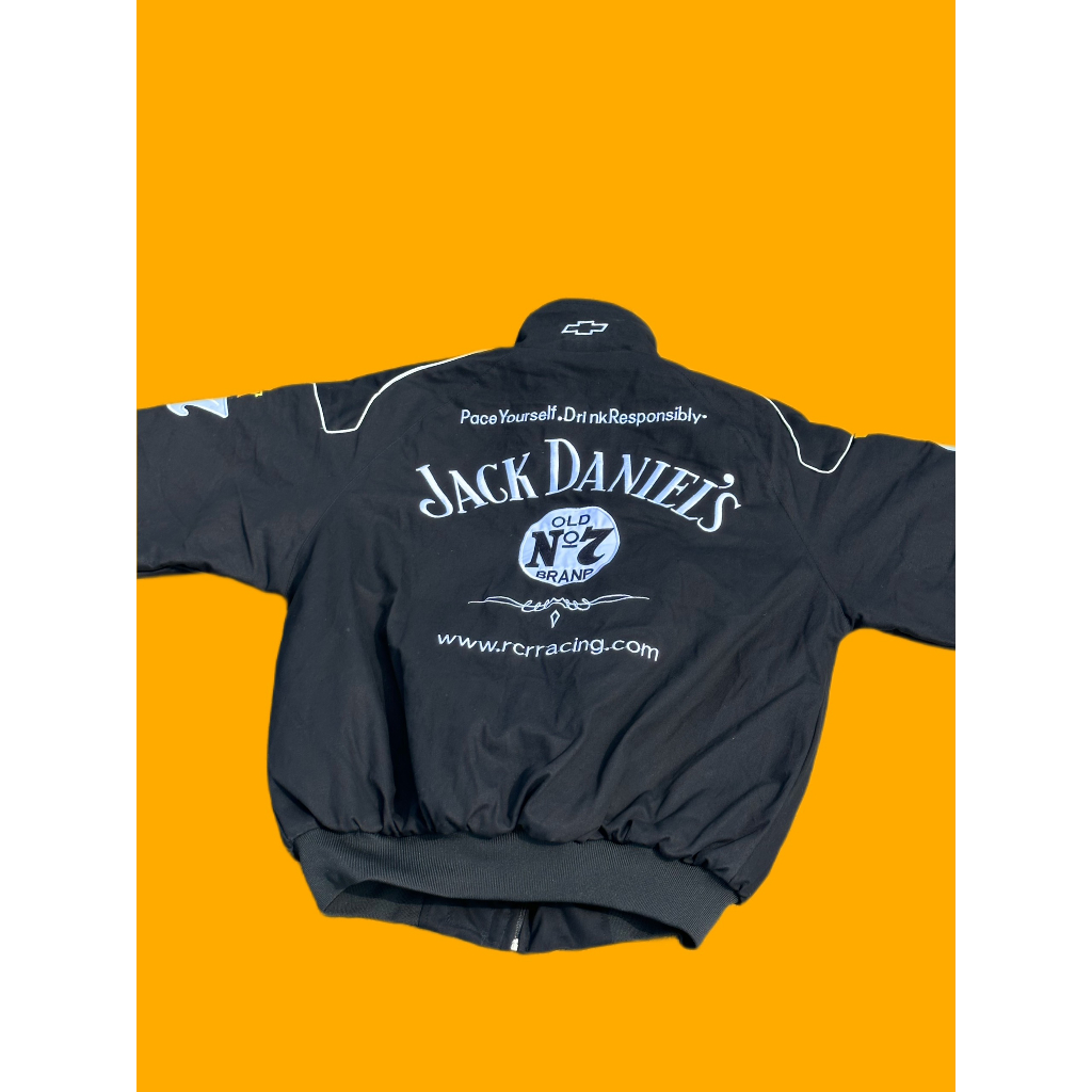 Áo khoác JackDaniels Racing Jacket 3 Lớp thêu có lót bông Hàng có sẳn