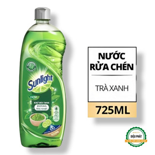 ⚡️ Nước Rửa Chén Sunlight Extra Trà Xanh Matcha Nhật Bản Chai 725ml