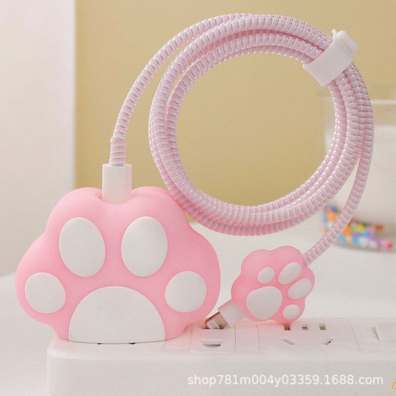 Bảo vệ cáp sạc, củ sạc 18W , 20W hình thú cute