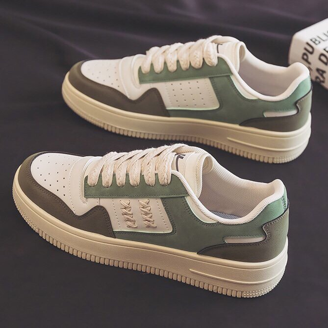 Giày thể thao Sneaker nam G79 học sinh sinh viên màu trắng đế cao đẹp thời trang phong cách Hàn Quốc giá rẻ A1