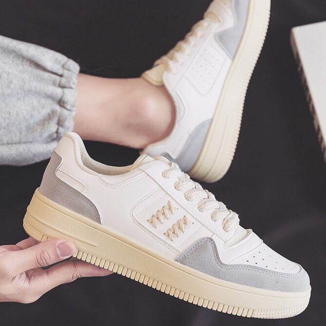 Giày thể thao Sneaker nam G79 học sinh sinh viên màu trắng đế cao đẹp thời trang phong cách Hàn Quốc giá rẻ A1