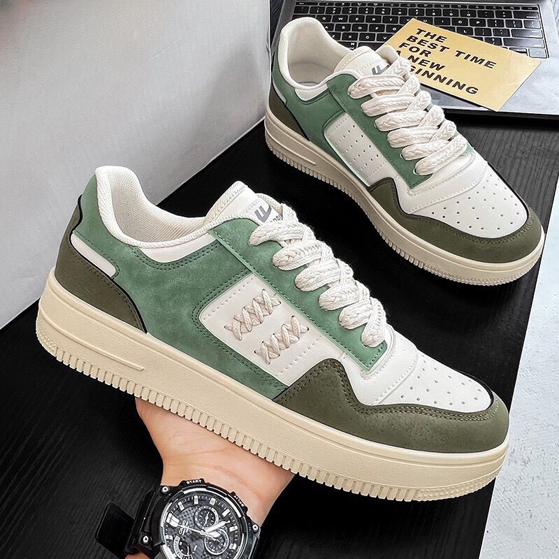 Giày thể thao Sneaker nam G79 học sinh sinh viên màu trắng đế cao đẹp thời trang phong cách Hàn Quốc giá rẻ A1