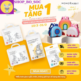 Bỉm Momo rabbit [FREESHIP] Bỉm Momorabbit Nội Địa Hàn Quốc Size Dán/Quần s50/M44/L40/xl36/L28/xl22/xxl18