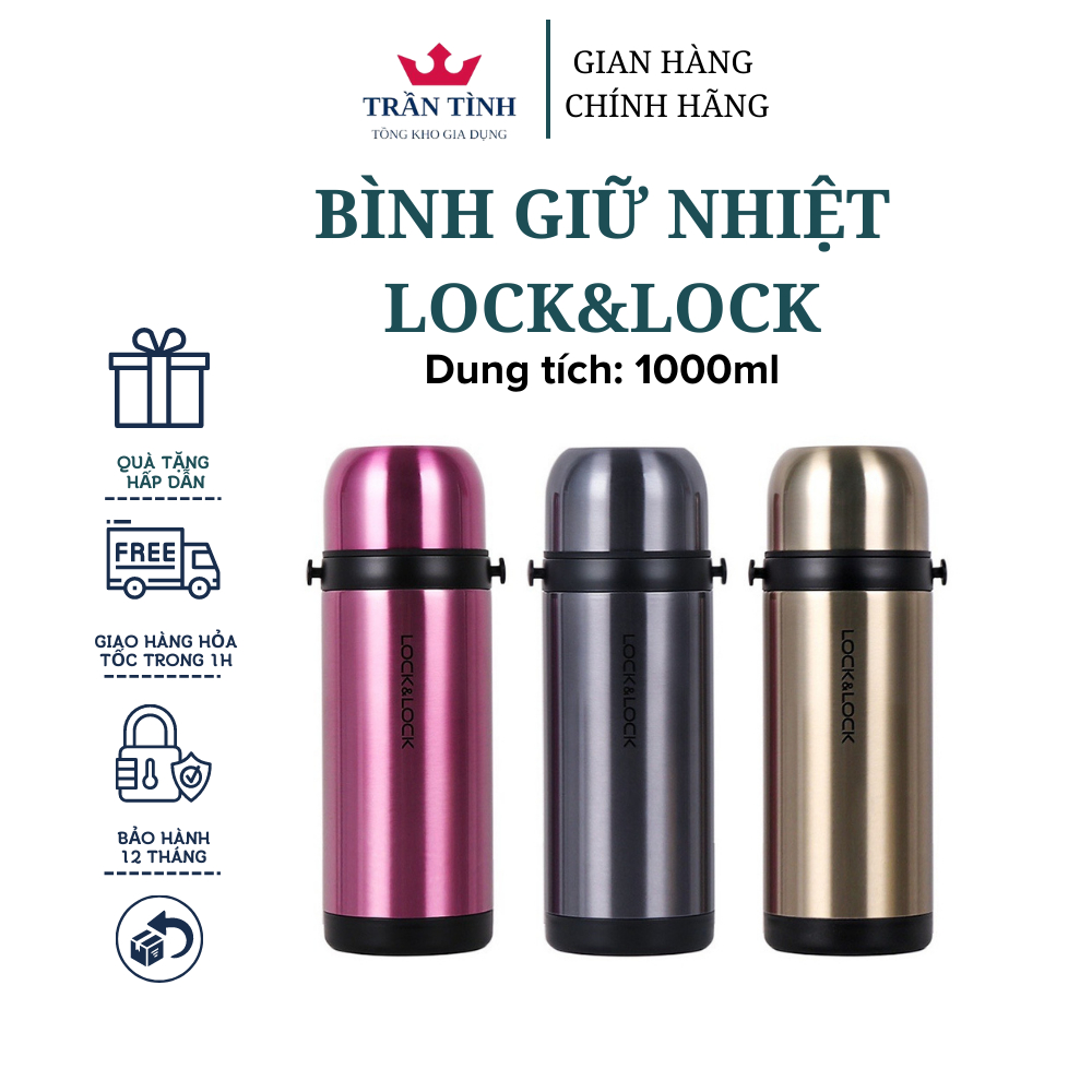 BÌNH GIỮ NHIỆT EASY-TAKE LOCK&LOCK-LHC1439 1000ml