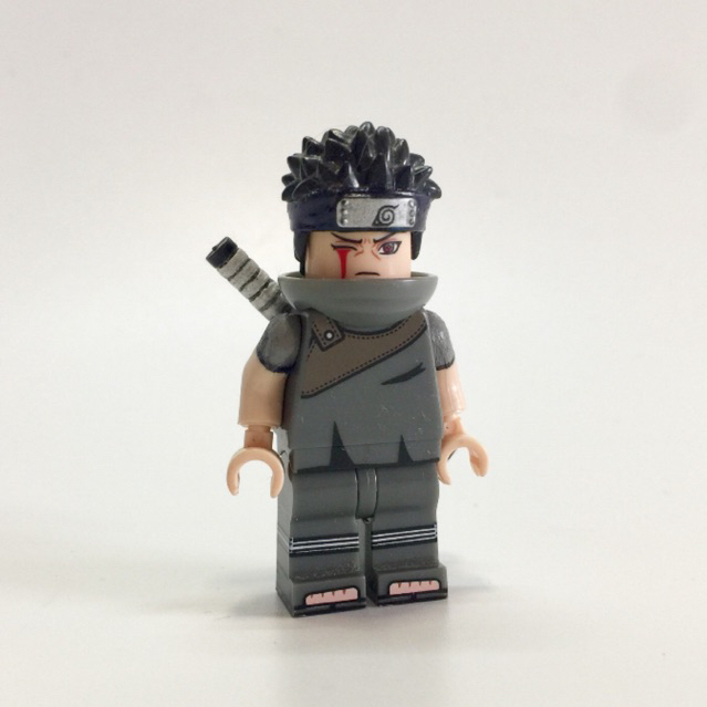 Nhân vật Minifigure Uchiha Shisui kèm phụ kiện vỏ đựng kiếm nam châm và kiếm katana (nhân vật trong Naruto Anime)