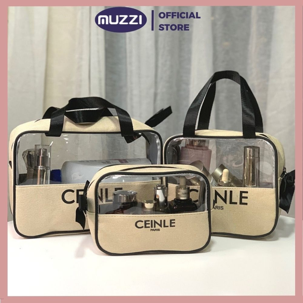 Túi đựng mỹ phẩm mini CEINLE,Túi đựng đồ trang điểm cá nhân cao cấp phong cách Hàn Quốc TMP03