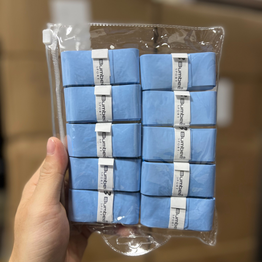 COMBO CUỐN CÁN BUMBEE CHÍNH HÃNG CẦU LÔNG, TENNIS LOẠI XỊN, SIÊU BÁM HÚT MỒ HÔI, RẤT ÊM KIỂM TRA TRƯỚC KHI THANH TOÁN