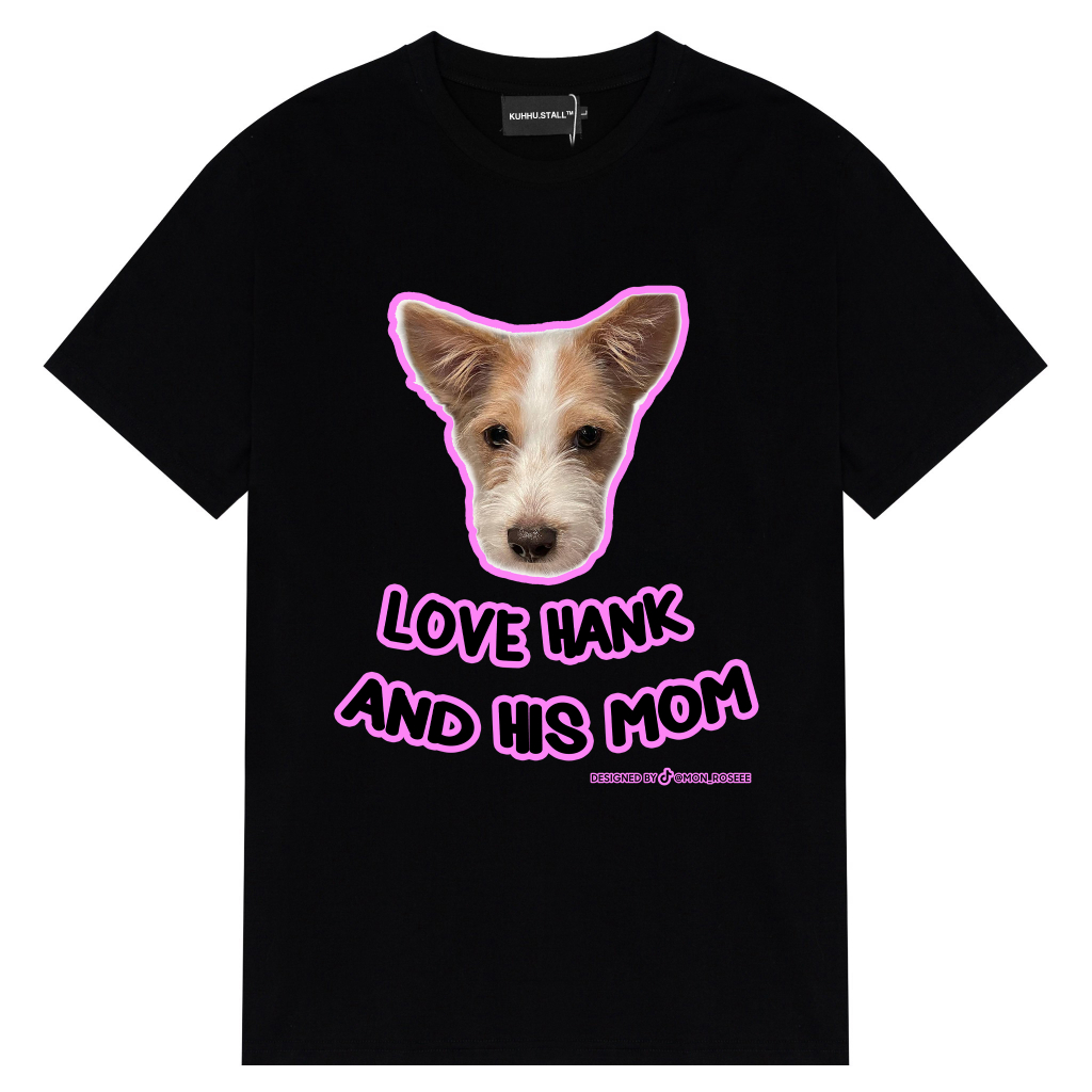 HANK TEE - Áo thun unisex oversize 2 màu đen/trắng