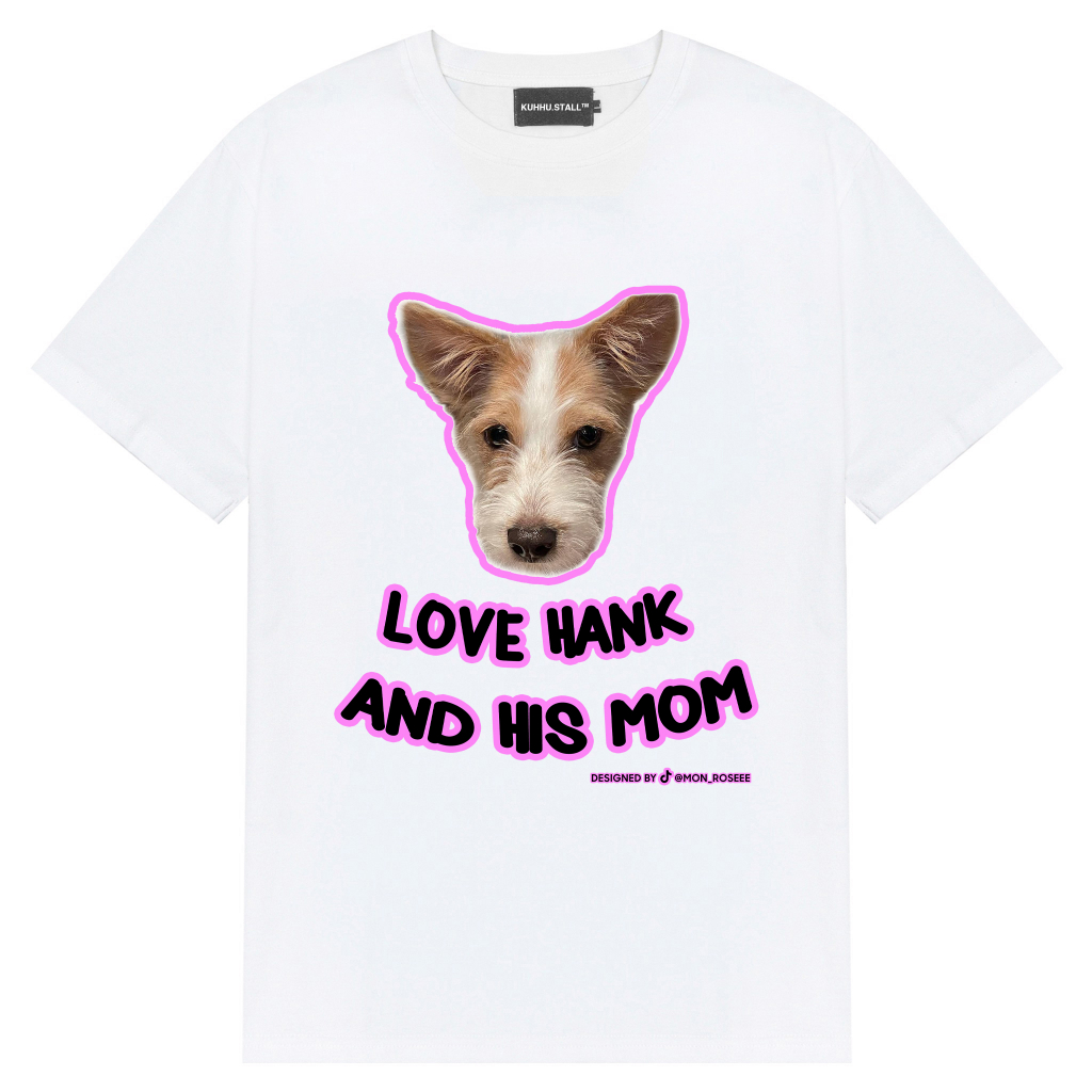 HANK TEE - Áo thun unisex oversize 2 màu đen/trắng