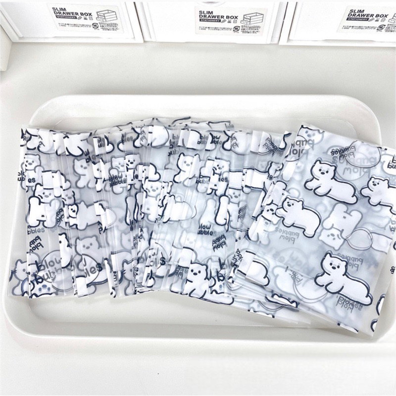 Túi gấu Cute Đựng Poscard, Card