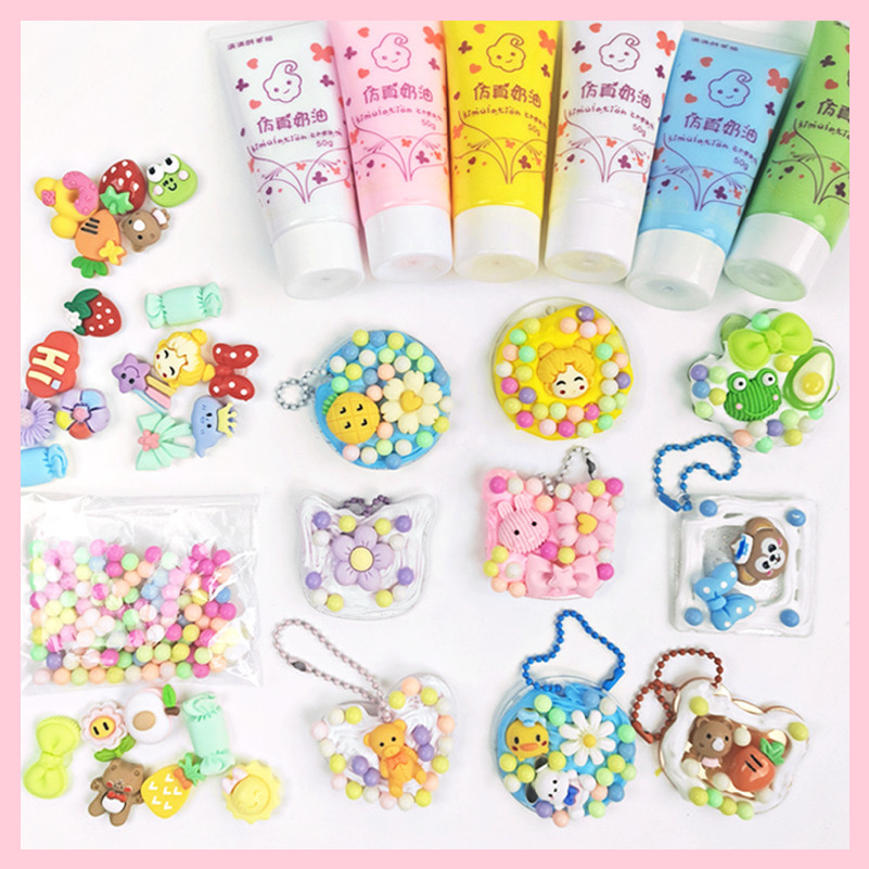 Combo 10 Móc Khoá Acrylic Nhiều Hình Dáng Màu Sắc Thoả Sức Sáng Tạo