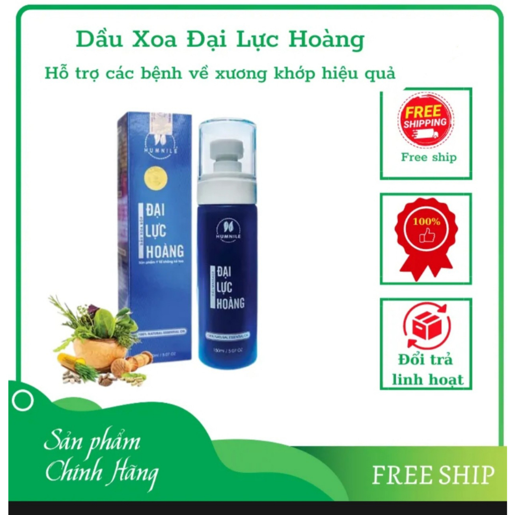 Dầu Xoa Bóp Đại Lực Hoàng 120ml