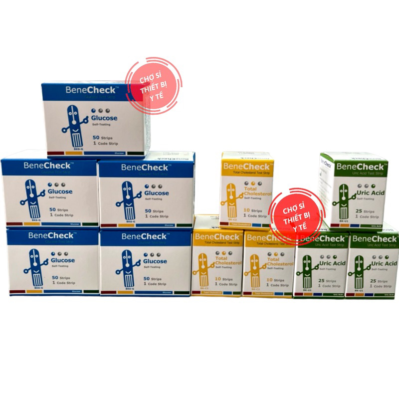 Que thử Glucose BeneCheck ( 3in1 )