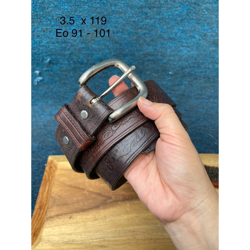 Thắt lưng 2hand da miếng đẹp