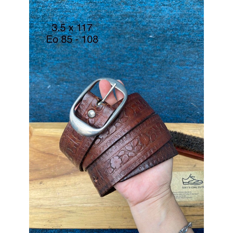 Thắt lưng 2hand da miếng đẹp