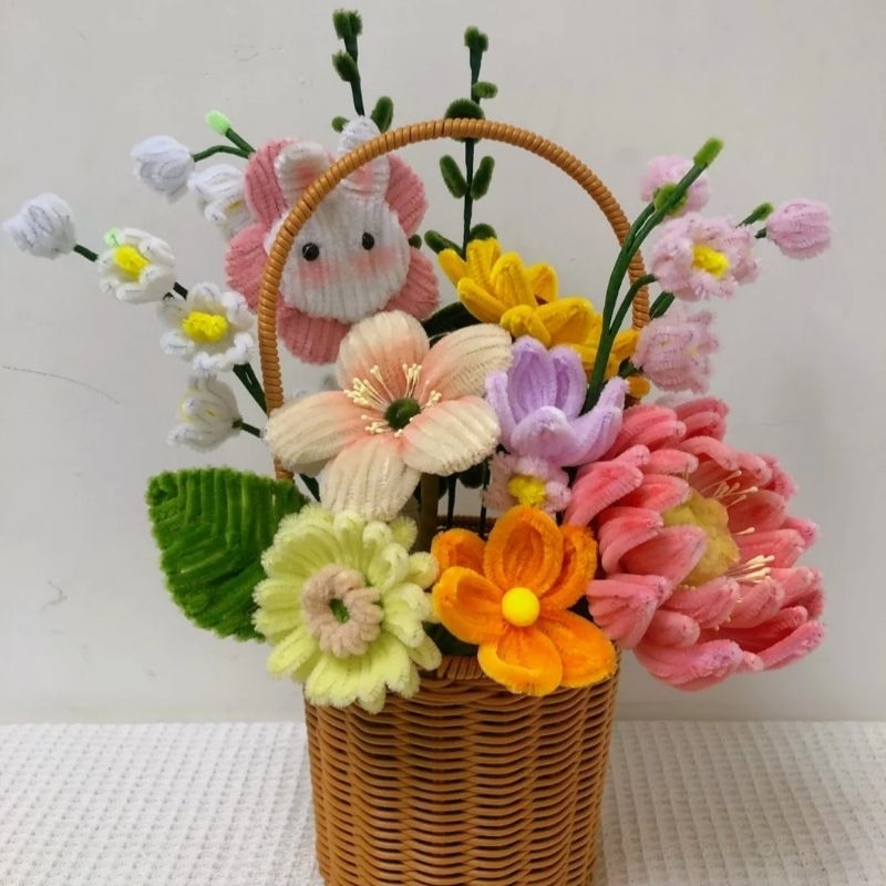 Kẽm nhung 6-8mm làm hoa handmade trang trí decor quà tặng nhiều màu sắc hàng loại 1