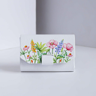 Ví name card n09 - ví đựng thẻ, tiền mini - ví da ponagar handmade