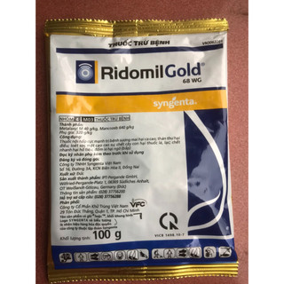Thuốc trừ nấm bệnh Ridomil Gold 68WG 100g