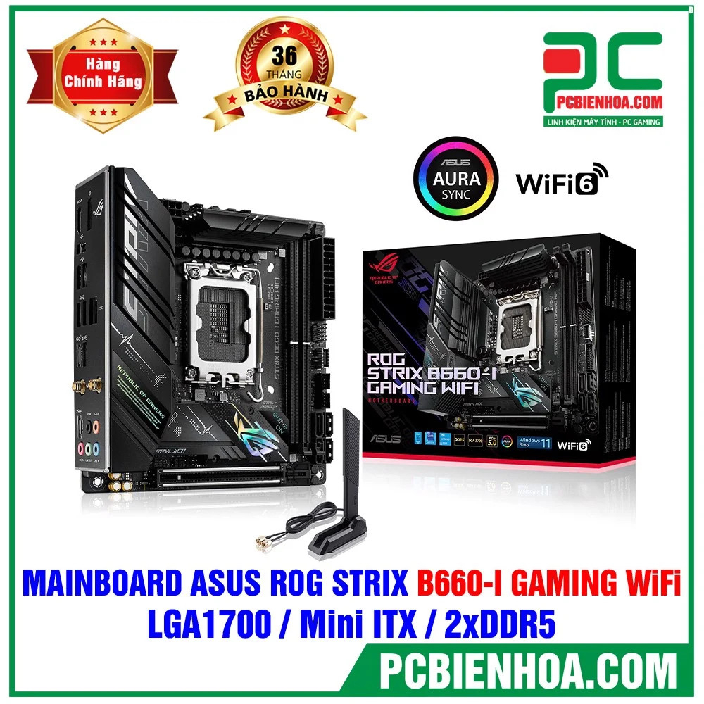 Bo mạch chủ - Mainboard ASUS ROG STRIX B660-I GAMING WIFI DDR5