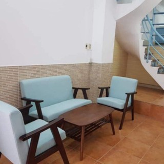 Bàn trà, bàn sofa gỗ 2 tầng gấp gọn