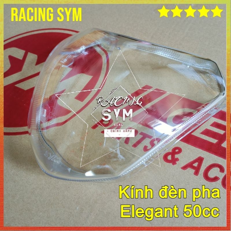 Kính đèn pha Elegant 50cc chính hãng SYM