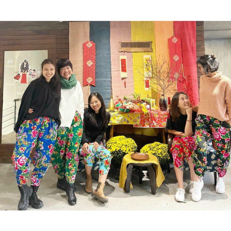 Quần con công dáng baggy 7 màu