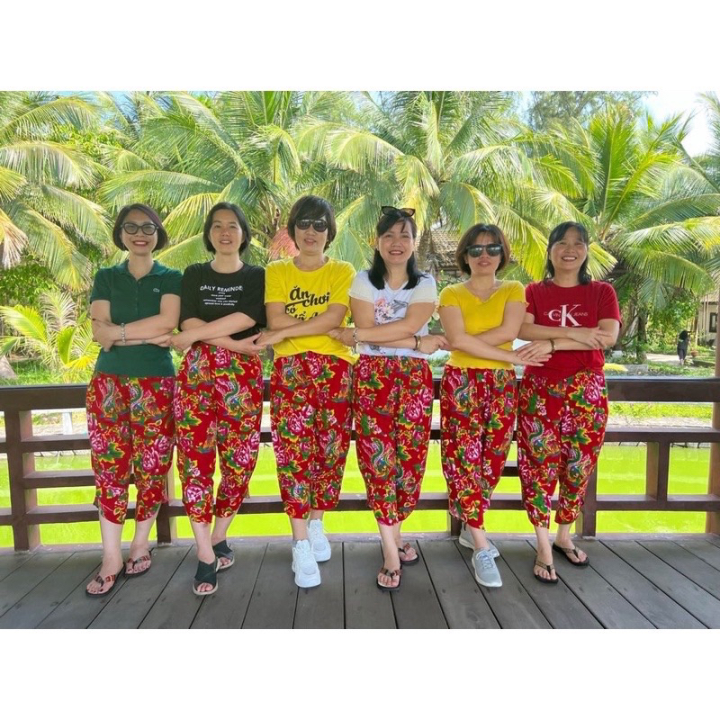 Quần con công dáng baggy 7 màu