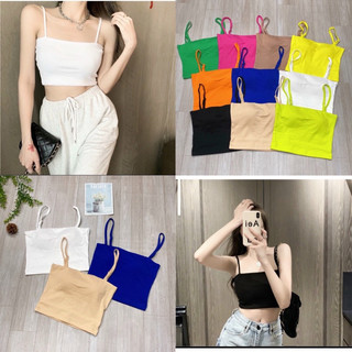 Áo 2 dây về đủ màu phom croptop