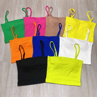 Áo 2 dây về đủ màu phom croptop
