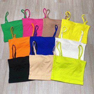 Áo 2 dây về đủ màu phom croptop