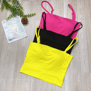 Áo 2 dây về đủ màu phom croptop