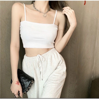 Áo 2 dây về đủ màu phom croptop