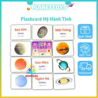 Thẻ Học Thông Minh Theo Phương Pháp Glenn Doman Chủ Đề Hệ Hành Tinh