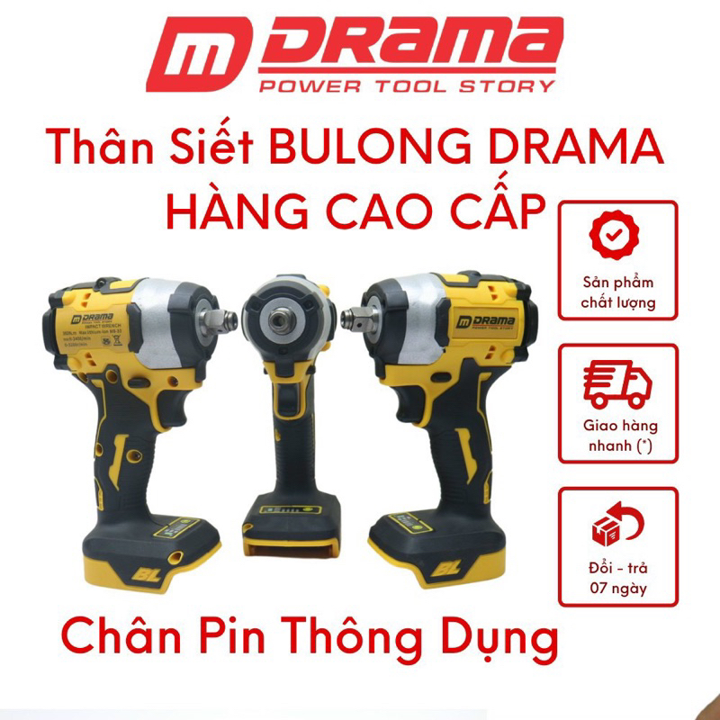 thân chuyên vít DRama 3 đèn 3 tốc