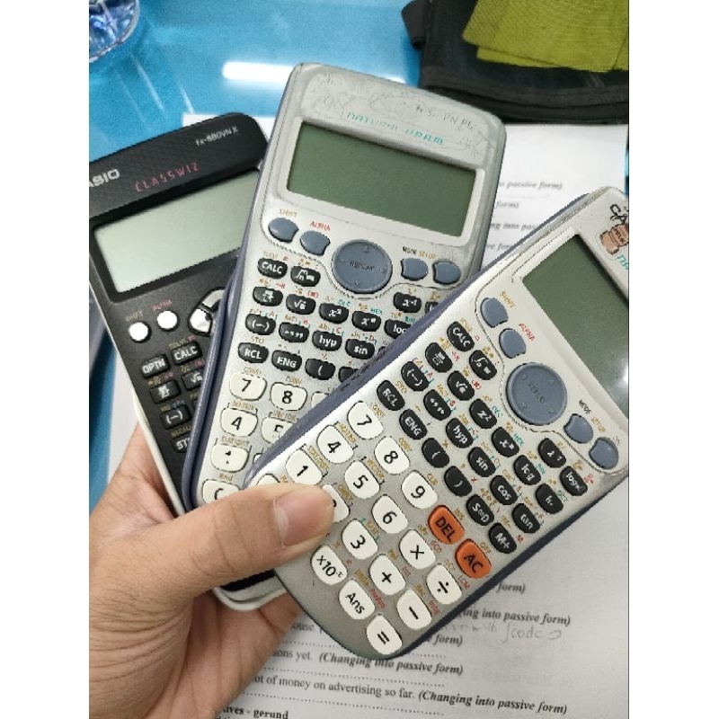 MÁY TÍNH CASIO CHÍNH HÃNG  ĐÃ QUA SỬ DỤNG