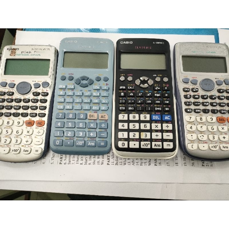 MÁY TÍNH CASIO CHÍNH HÃNG  ĐÃ QUA SỬ DỤNG