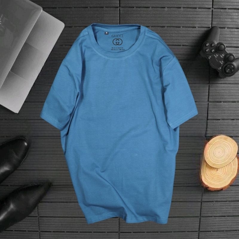 Áo thun nam cổ tròn trơn chất cotton lạnh mịn mát AXK243