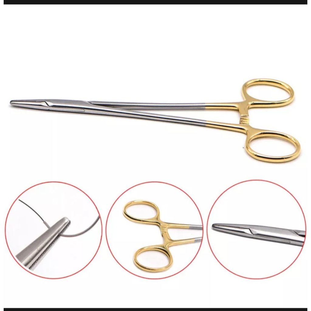 KẸP KIM CÁN VÀNG 14cm HẤP SẤY THOẢI MÁI