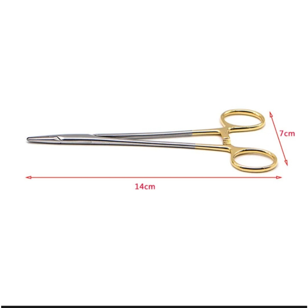 KẸP KIM CÁN VÀNG 14cm HẤP SẤY THOẢI MÁI